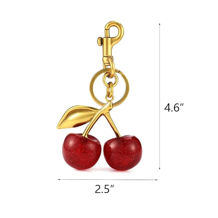 Cherry Bag Charm