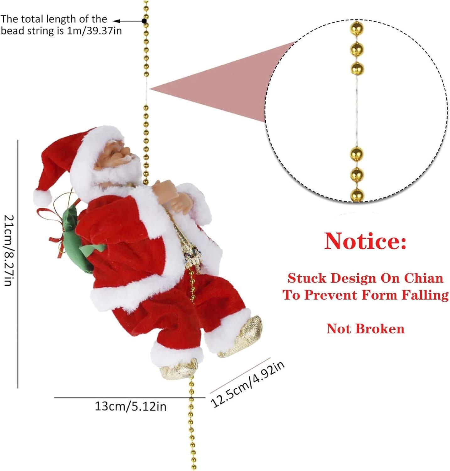 Electric Climbing Santa Claus