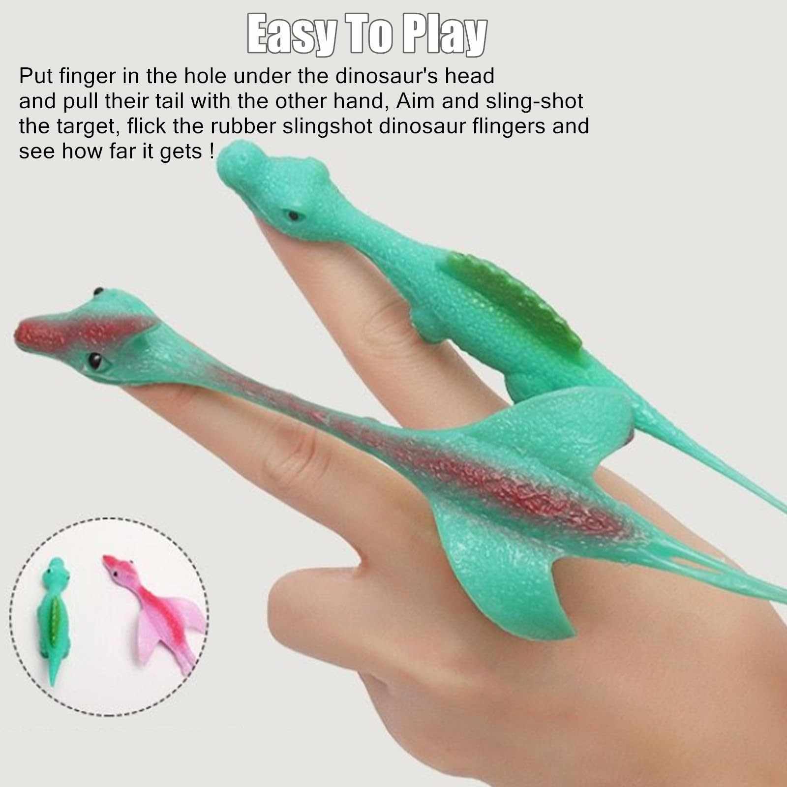 Slingshot Dinosaur Finger Toys ( 10 Pcs )