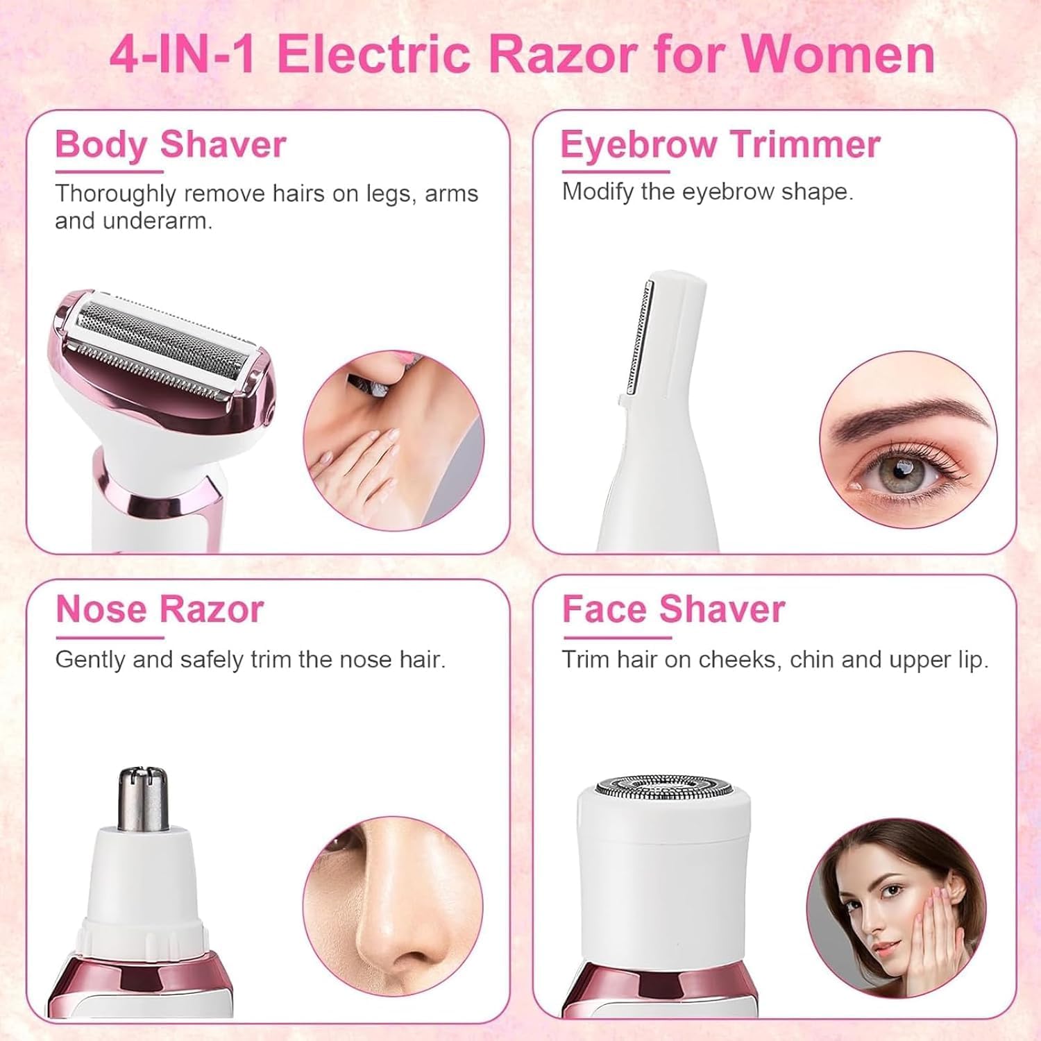 4 in 1 Electric Shaver