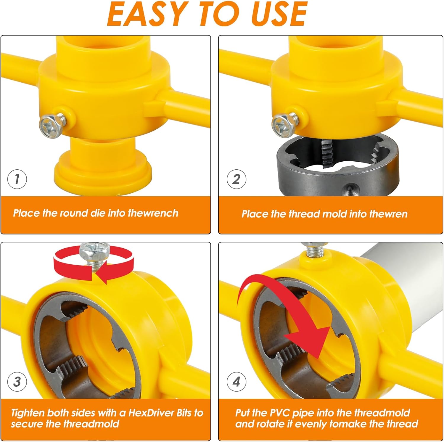 PVC Thread Tool Set