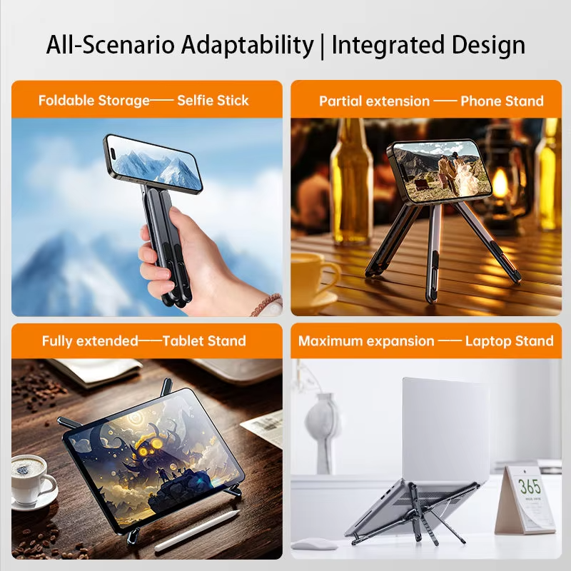 Laptop Stand 3 in 1 Magnetic Phone Holder