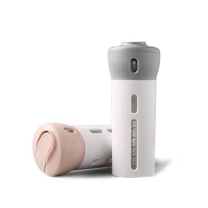 Portable & Refillable 4-in-1 Lotion Sub-Bottle Dispenser