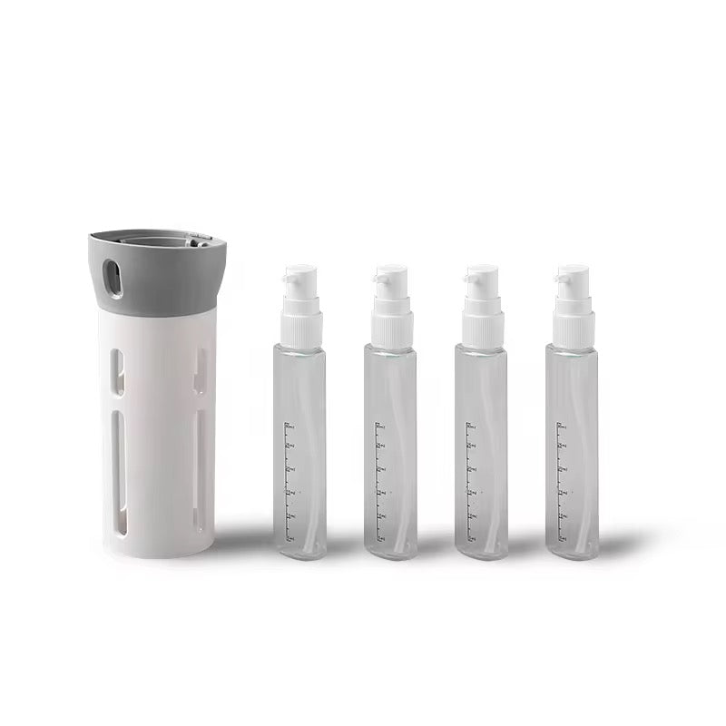 Portable & Refillable 4-in-1 Lotion Sub-Bottle Dispenser
