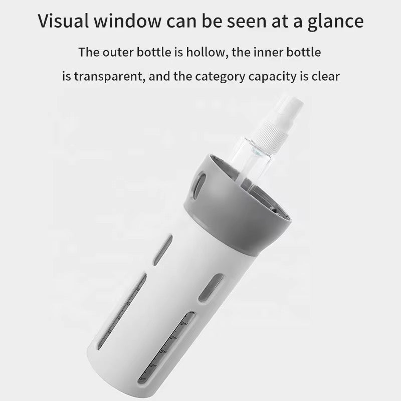 Portable & Refillable 4-in-1 Lotion Sub-Bottle Dispenser