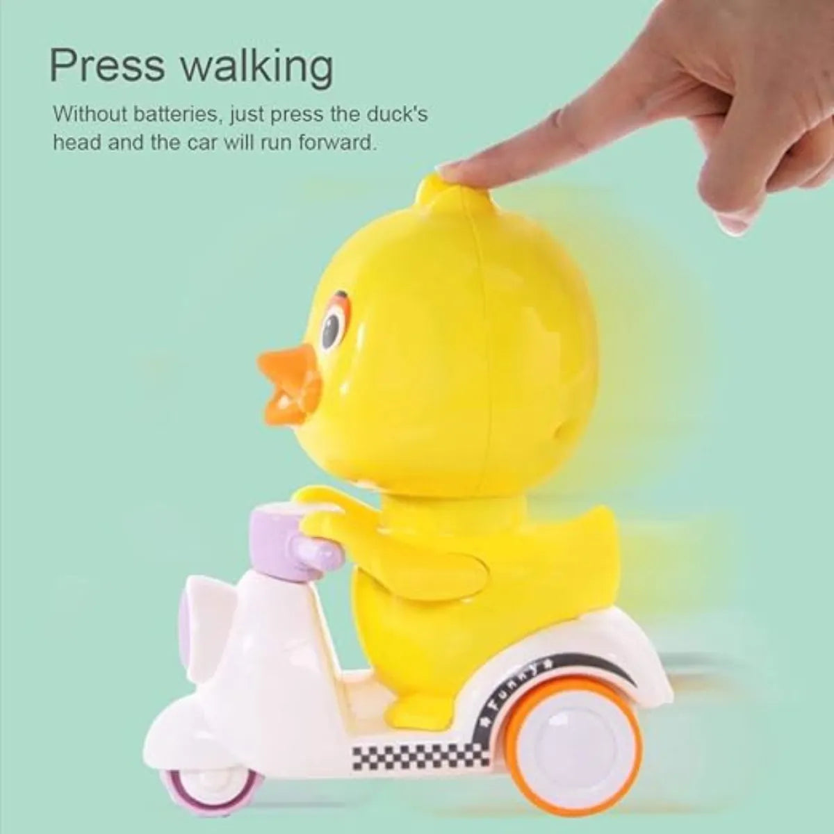 Motorcycle Duck Toy (2pcs)