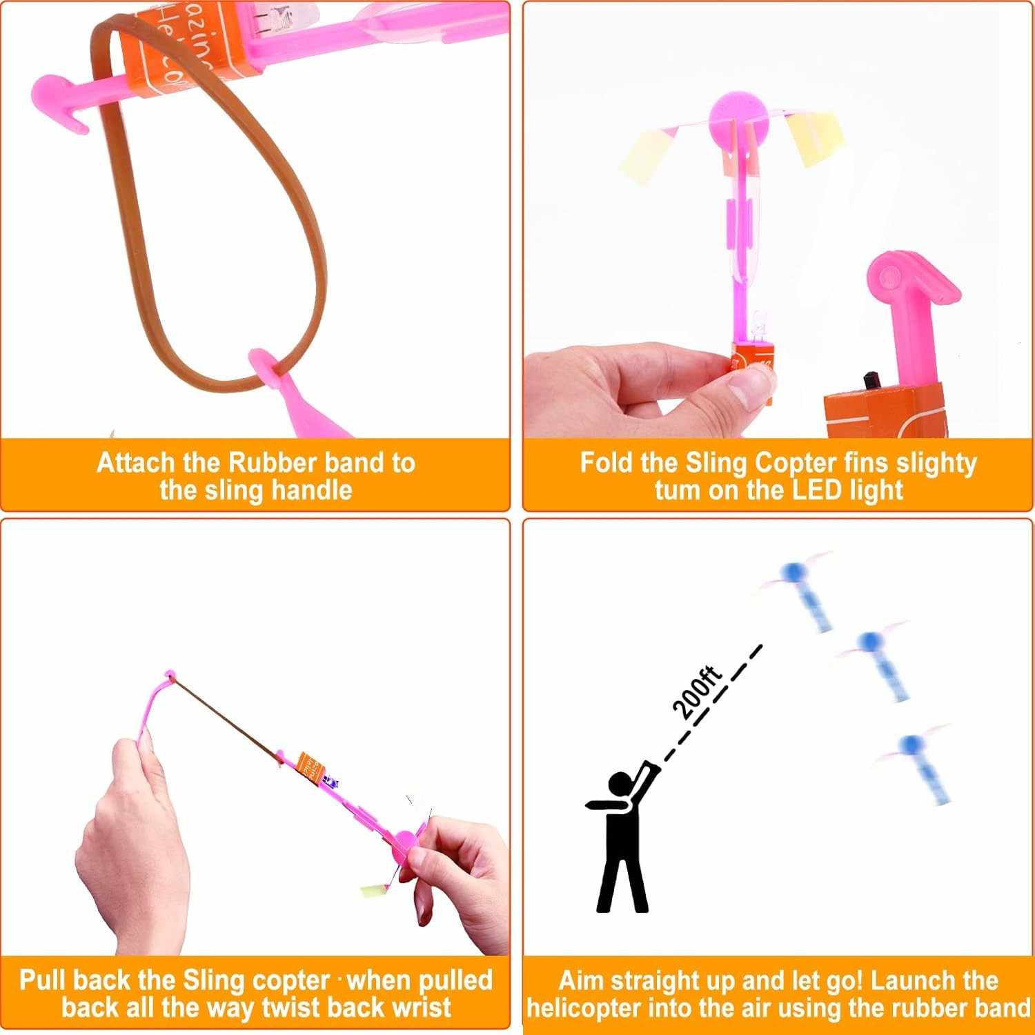 The Original Flying Slingshot ( 10 PCS )